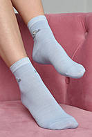 Носки женские стрейч голубого цвета размер 36-41 169178S