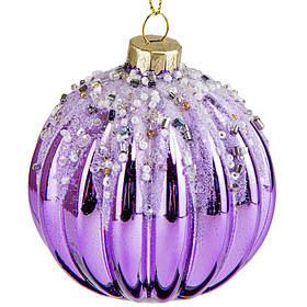 Шар "Бузкове мереживо" 8 см ELISEY