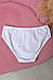 Труси жіночі однотонні білого кольору 169397S, фото 2