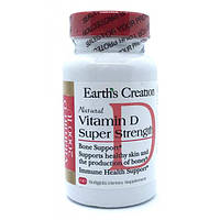 Витамин D3 Earth's Creation VITAMIN D 2,000 IU 100 капсул