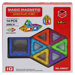 Конструктор магнітний MAGIC MAGNETIC JH8627 14дет.кор.22*5*21,5 /48/