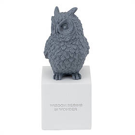 Статуетка "Owl" 25 см, сіра ELISEY