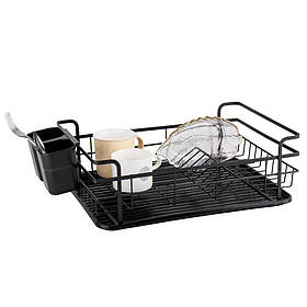 Кухонний органайзер "Кулінарний Устрій", чорний ELISEY