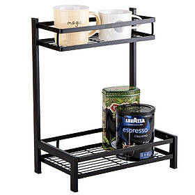 Полиця настільна "Композиція", чорна ELISEY