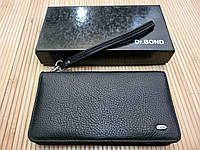 Универсальный клатч-кошелек из натуральной кожи dr.BOND 17×9см, кожаный большой кошелек