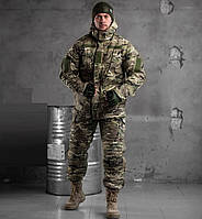 Зимний тактический мужской костюм Solomon (куртка и штаны) Мультикам S, костюм камуфляжный военный, армейский M