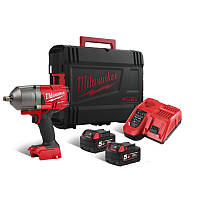 Гайкокрут акумуляторний 1/2" MILWAUKEE, M18 FHIWF12-502X, 1898Нм, (+ заряд.пристрій, 2 акум.Х 5Аг, HDкейс)