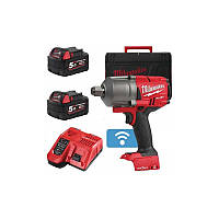 Гайкокрут акумуляторний 3/4" MILWAUKEE, M18 ONEFHIWF34-502X, 2034Нм (+ заряд.пристрій, 2 акум.X 5Аг, HDкейс)