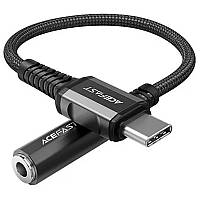 Перехідник Acefast C1-07 USB-C to 3.5mm aluminum alloy GRI