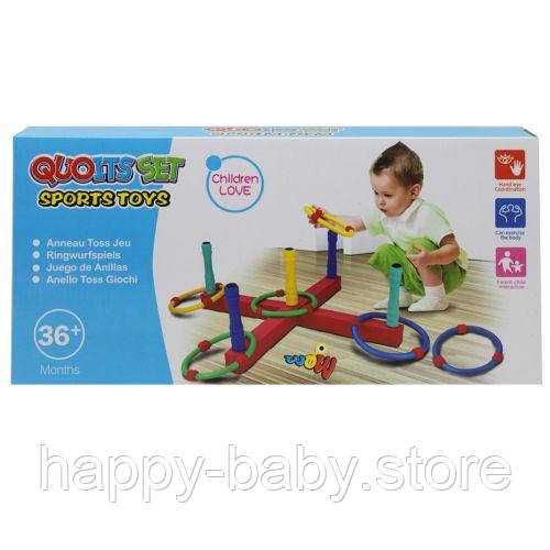 Іграшка Кільцекид, мʼякий, 6 кілець, фото 1