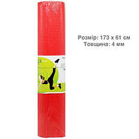 Килимок для йоги, червоний