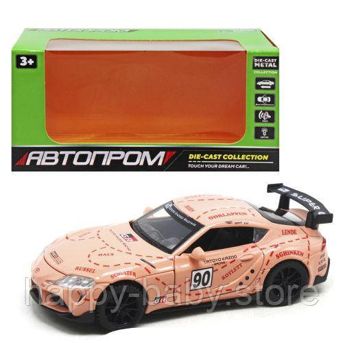 Машинка металева "Toyota Supra" із серії "Автопром" (рожева), фото 1