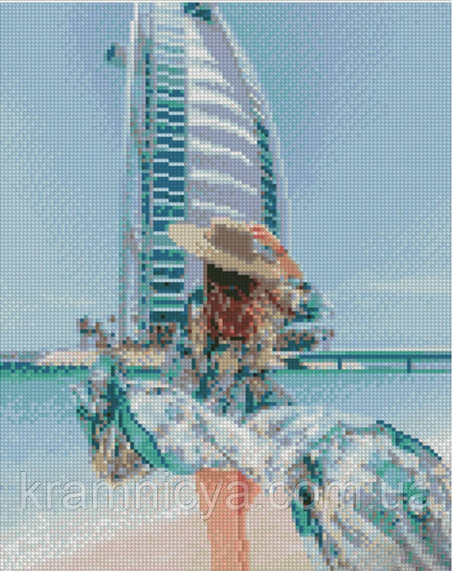 Алмазна мозаїка Дубайські мрії, 30х40 (KB066), фото 1