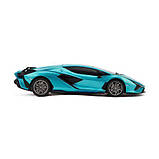Машинка на радіокеруванні "Lamborghini Sian" (бірюзовий), фото 5
