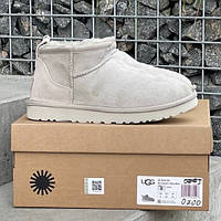 Женские Угги Ugg Ultra Mini Light Gray 36