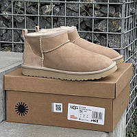 Женские Угги Ugg Ultra Mini Beige Sand 36