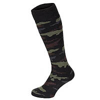 Термоноски армейские (удлиненные) scarpa black camo 35% polyester, 63% cotton, 2% spandex Оригинал Италия