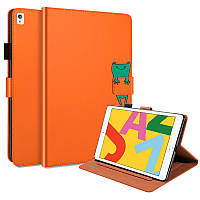 Чехол-книжка Animal Wallet Apple iPad 10.2 / Air 10.5 / Pro 10.5 Wake / Sleep Frog Оранжевый
