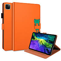 Чехол-книжка Animal Wallet Apple iPad Pro 11 2018 /2020 / iPad Air 10.9 2020 Wake / Sleep Frog Оранжевый