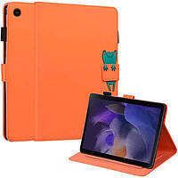 Чехол-книжка Animal Wallet Samsung Galaxy Tab A8 10.5 2021 X200 / X205 Frog Оранжевый