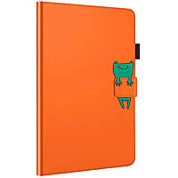 Чехол-книжка Animal Wallet Apple iPad Mini 6 Wake / Sleep Frog Оранжевый
