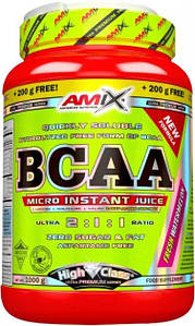 Амінокислоти Amix BCAA Micro Instant Juice 800 г + 200 г Вишня