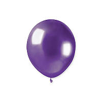 Воздушный шар хром фиолетовый 5"