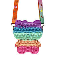 Детская Pop It Поп Ит сумочка Hello Kitty (AS-119804)