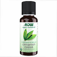 Эфирное масло корицы Now Org Cinnamon Cassia Oil 30 ml