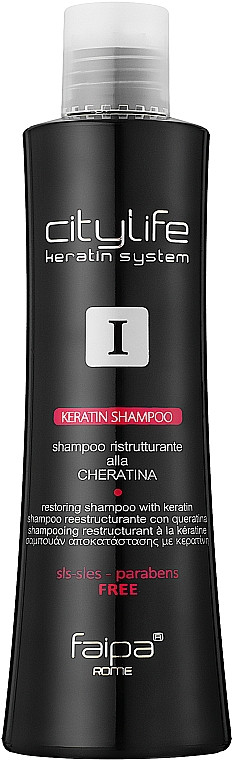 FAIPA CITY LIFE KS Keratin Shampoo Шампунь відновлюючий з Кератином pH5.0, 250 мл (Оригінал)
