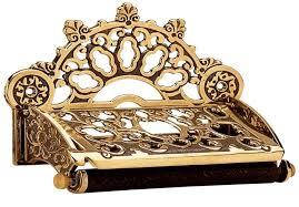 Підставка для паперових рушників із латуні 30х22 см Stilars Італія 1034