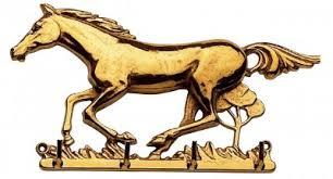 Ключниця "Лошадь" з латуні 10*20 см Stilars Італія 1093