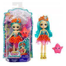 Лялька з вихованцями Enchantimals Родина Морських коників (HCF73)