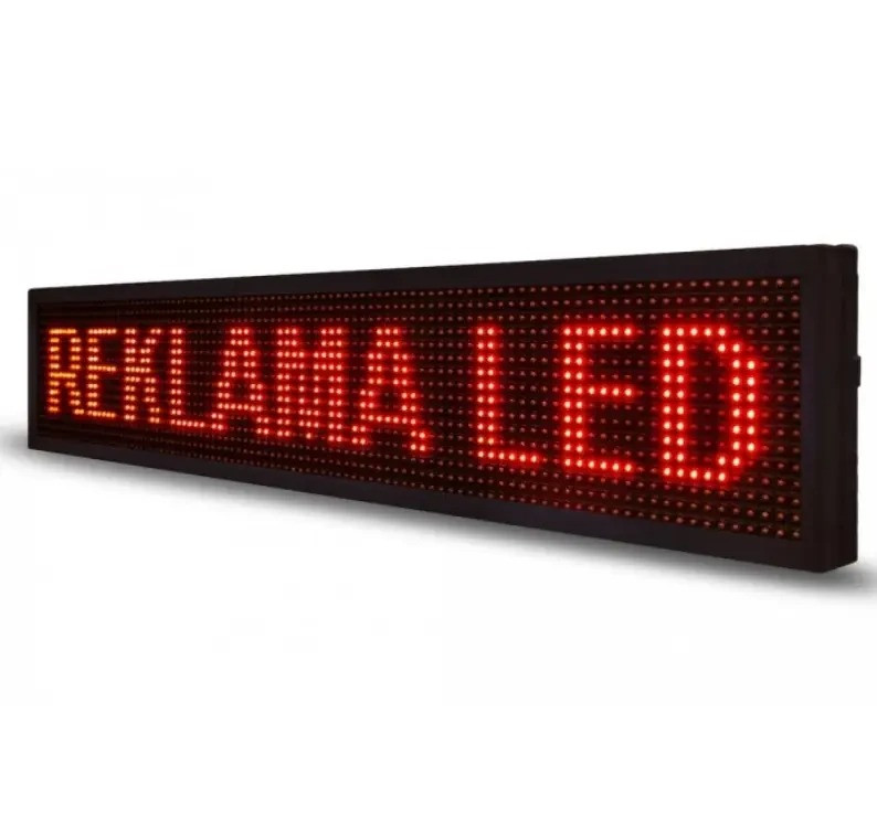Бегущая строка двухсторонняя 100х23 см A-Plus Светодиодное рекламное табло LED с красными диодами - фото 6 - id-p2044590071