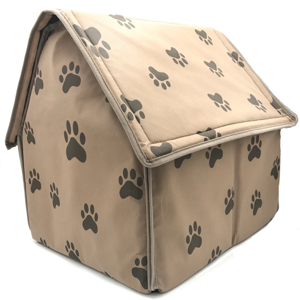 Мягкая будка для собак и котов Kennel Pet Home 44х40х44см раскладной домик для домашних животных - фото 8 - id-p2044590082