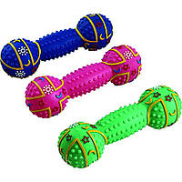 Игрушка для собак TATRAPET Toys Fun гантелька с пищалкой, винил, 18 см 951921 485.38