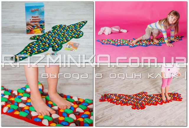 масажні килимки для дітей, ортопедичні килимки, орто, килимок масажний, дитячий масажний килимок, масажний килимок з камінням, масажний килимок