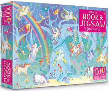 Пазл Usborne Book and Jigsaw: Unicorns