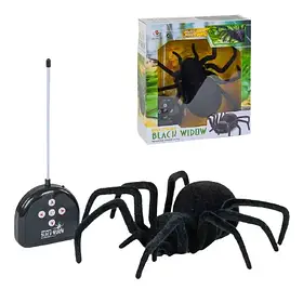 Павук Чорна Вдова на радіокеруванні зі світними очима, рух лапами