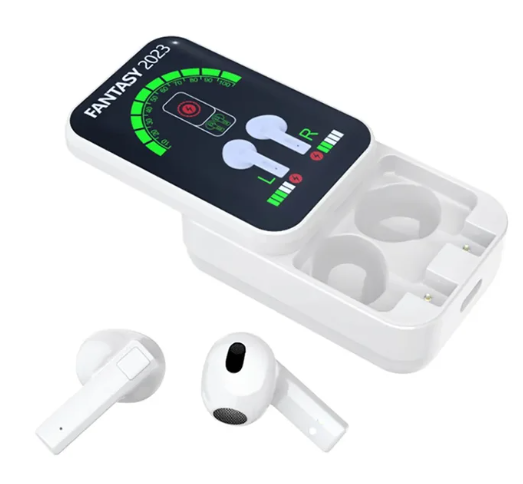 Kt15 Pro бездротові Bluetooth LED Dashboard Earbuds Спорт Цифровий дисплей Ігри Справжня бездротова міні-гарнітура