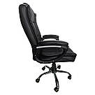 Офісне крісло операторське для персоналу Bonro B-612 крісло для офісу комп'ютерне чорне крісла офісні, фото 5