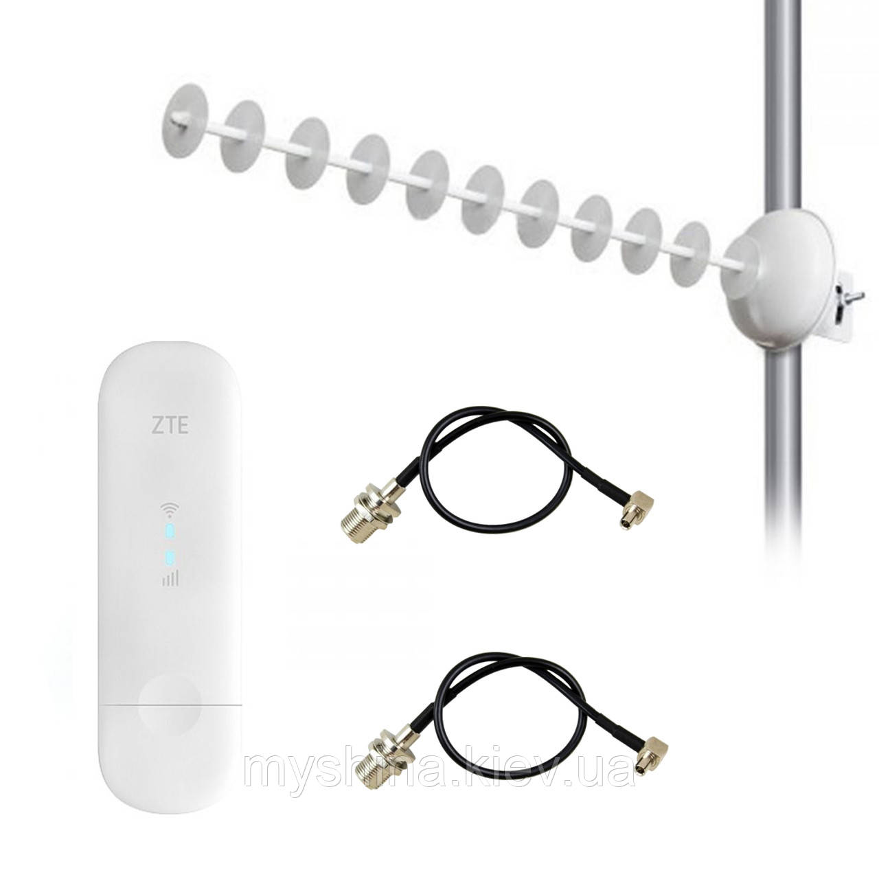 Комплект "4G LTE Wi-Fi роутер ZTE MF79U + Антена Стріла MIMO 3G, 4G, 4.5G LTE 1700-2170 МГц (20 дб)"