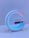 Світильник Будильник із Bluetooth-динаміком домашня звукова панель 15 В зарядний пристрій RGB 40 - 795, фото 8
