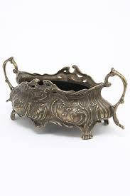 Вазон із зістареної латуні 33*18 см Stilars 130315 (Італія)