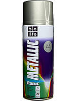 Аэрозольная краска Belife Metallic Paint 400 мл 36 серебряная