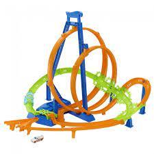 Трек Хот Вілс Hot Wheels Action Corkscrew Twist Kit набір треків із потрійною петлею штопора, фото 1