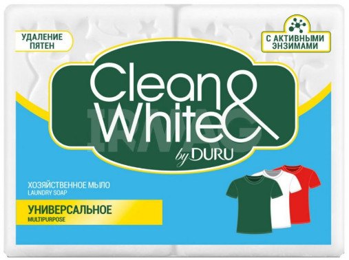 Мило Duru Clean&White Господарське універсальне 2*120г (8690506521875)
