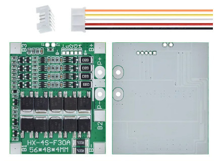 BMS контролер 4S Li-Ion 18650 14,8 V 30A заряду/разряду