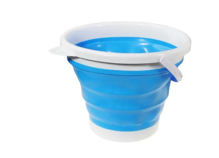 Туристичне відро для кемпінгу складне 5 л, фото 1