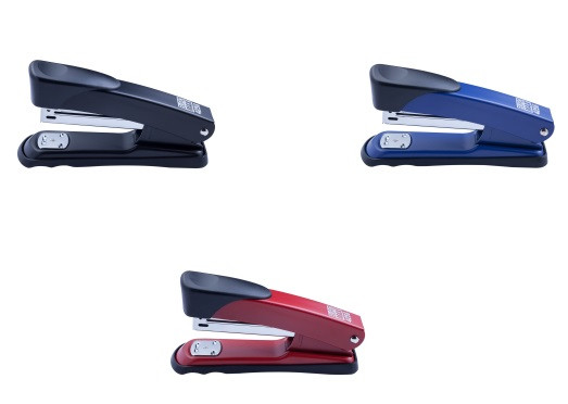 Степлер металевий, 25 арк., (скоби №24; 26), 138х65х40 мм, фото 1